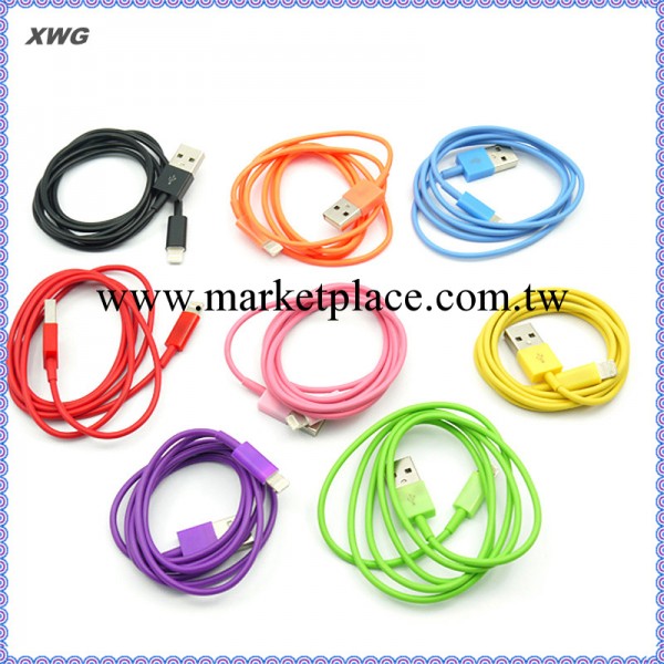 蘋果iphone5 彩色數據線 mini ipad充電傳輸線 iphone5數據線工廠,批發,進口,代購