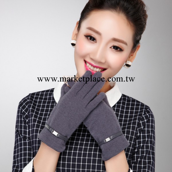 秋冬廠傢新款手套批發優雅知性 女 羊毛手套佈塔專櫃正品PT9814工廠,批發,進口,代購