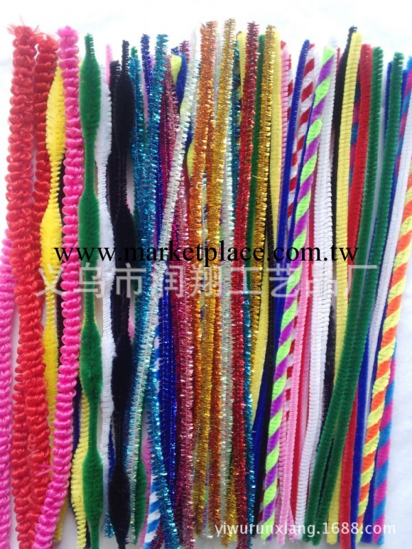 聖誕毛毛條毛根 絨條 chenille stems 廠傢批發工廠,批發,進口,代購
