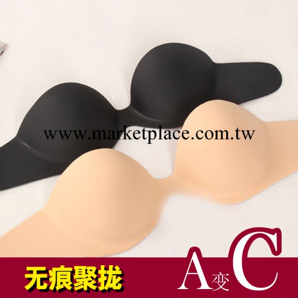 廠傢直銷 淘寶熱銷 一片式隱形胸罩聚攏托胸新娘婚紗隱形胸罩貼罩工廠,批發,進口,代購