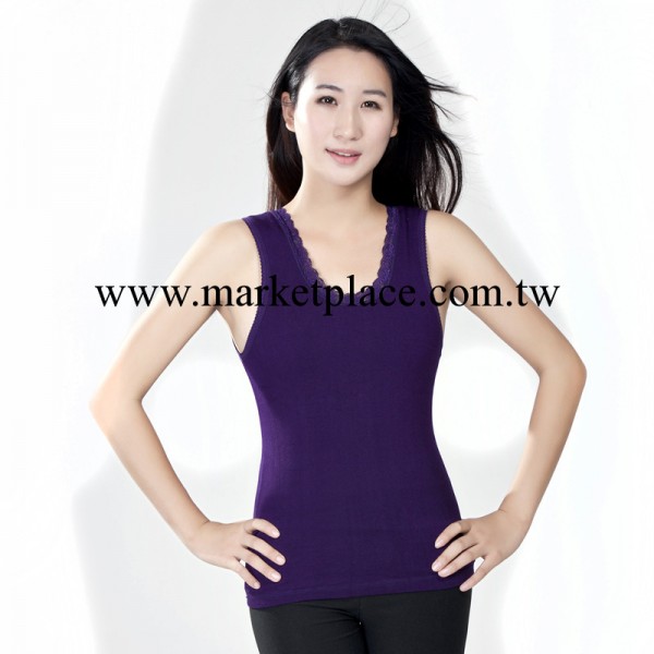 2013超柔保暖上衣 秋冬新款蕾絲邊女式修身美體內衣批發1392工廠,批發,進口,代購