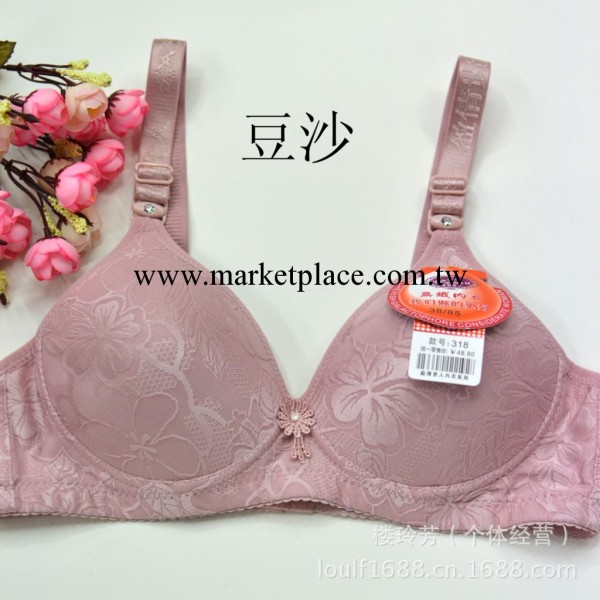 義烏大額低價批發大罩杯提花三排扣無鋼圈女士內衣胸罩熱賣爆款工廠,批發,進口,代購