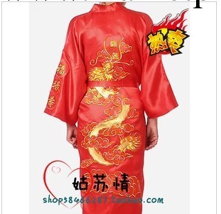 睡衣男仿真絲男士睡袍龍袍 皇帝服裝男士傢居服LP001 夏季工廠,批發,進口,代購