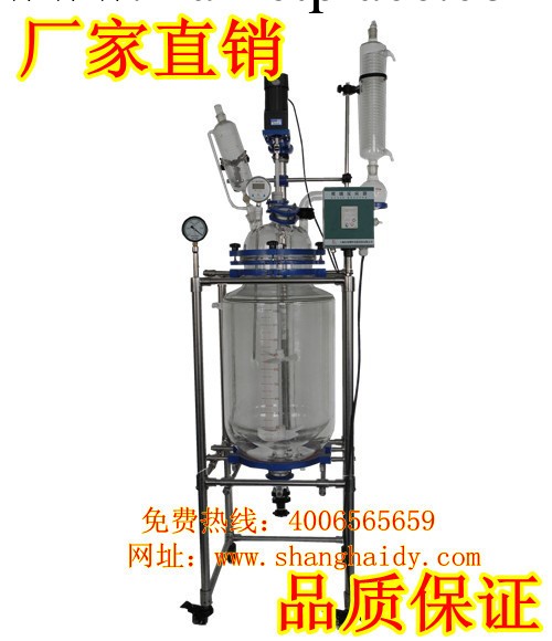 【廠傢直銷 現貨供應】S212-100L雙層玻璃反應釜 上海東璽工廠,批發,進口,代購