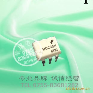 MOC3011 可控矽觸發光電耦合器 DIP-6 直插封裝【仙童原裝品牌】工廠,批發,進口,代購