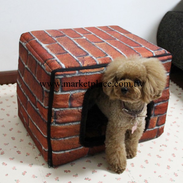 新款寵物狗狗壁爐形寵物狗狗房子 狗窩寵物窩 可拆洗泰迪狗屋貓窩工廠,批發,進口,代購