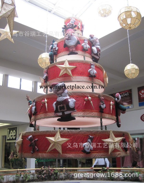 專業定制大型聖誕樹 酒店商場聖誕佈景 造型聖誕樹工廠,批發,進口,代購