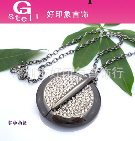 廠傢直供槍色USB 隨身碟 最時尚的鑲水晶隨身碟 最新款u盤工廠,批發,進口,代購
