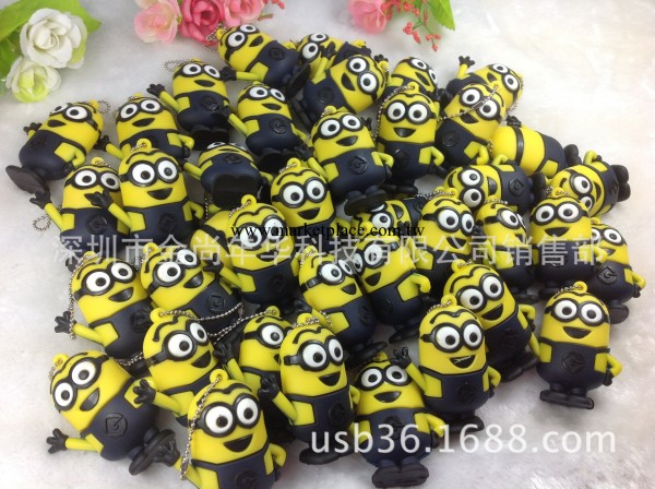 PVC隨身碟定做 小黃人隨身碟定制 定制隨身碟廠傢 禮品隨身碟批發批發・進口・工廠・代買・代購
