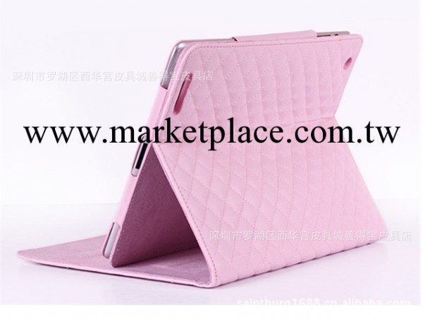 經典菱格 蘋果ipad5  ipad ari 2/3/4皮套  超薄 帶智能休眠工廠,批發,進口,代購
