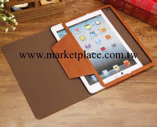 ipad air木紋皮套 ipad5 支架休眠智能皮套 新款超薄包邊皮套工廠,批發,進口,代購