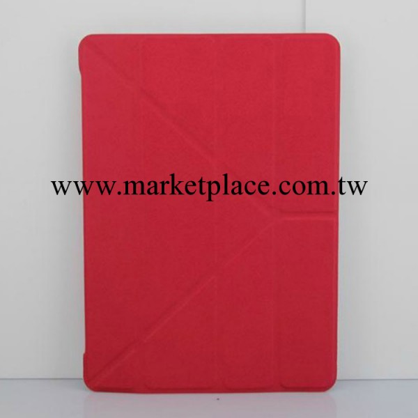 【廠傢直銷】新款ipad5彎邊貼皮皮套批發 蘋果ipad air透明皮套工廠,批發,進口,代購