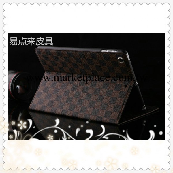 ipad5格子紋皮套 ipad air商務檔位皮套 蘋果5休眠皮套 蘋果專用工廠,批發,進口,代購