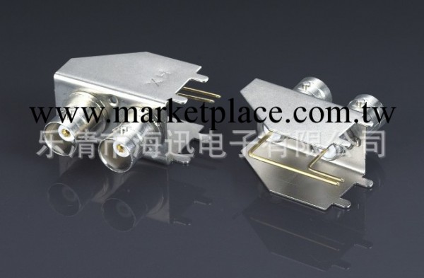 供應BNC連接器 BNC雙層直角 射頻同軸連接器bnc 量大從優工廠,批發,進口,代購