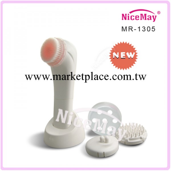 NICEMAY 按摩美容機套裝PC-1305 電動潔面刷 洗臉清潔機工廠,批發,進口,代購