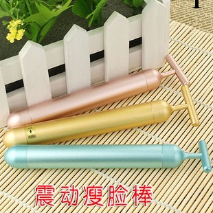瘦臉按摩器卡酷尚T型振動美容棒按摩棒強效瘦臉器非黃金棒導入機工廠,批發,進口,代購