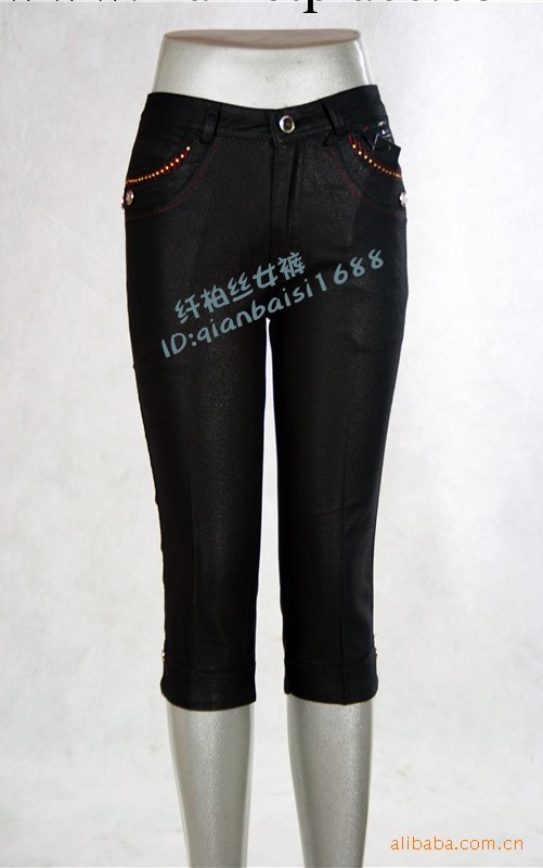 2011韓式女褲 繡花靚麗 休閒女褲  清涼夏季特批七分褲￥32工廠,批發,進口,代購