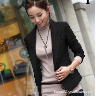 M9059# 2012年韓版新款 修身一粒扣 女式小西裝 西服 休閒外套工廠,批發,進口,代購
