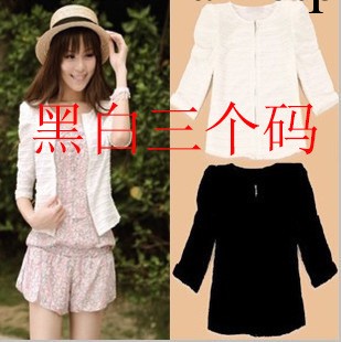 批發百搭時尚波浪型氣質 薄款短款小披肩開衫韓版夏季小外套女夏工廠,批發,進口,代購