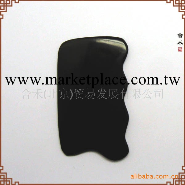 供應天然牛角刮痧板 黑方波浪片工廠,批發,進口,代購