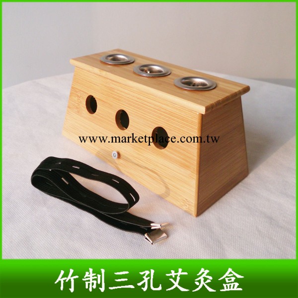 竹制三孔艾灸盒 艾灸器 溫灸器 溫灸盒 艾條專用工廠,批發,進口,代購