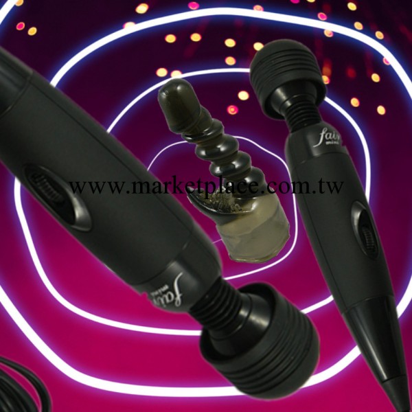 成人情趣用品批發 220V直插按摩棒AV棒黑色女用自慰調情振動棒工廠,批發,進口,代購