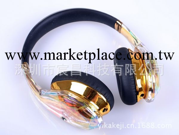 工廠批發 高質量新款 DIY鉆石之淚 頭戴式耳機 最好版本 四顏色工廠,批發,進口,代購