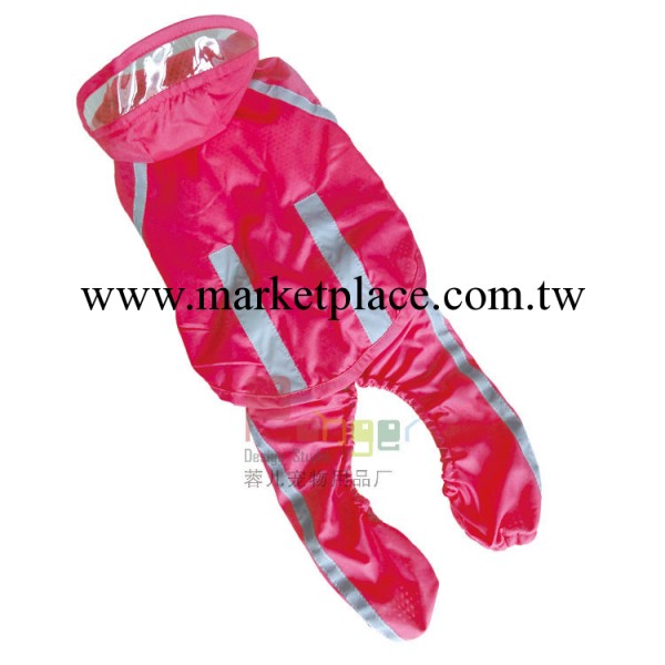【廠傢直銷】大狗反光可拆式雨衣 寵物衣服 義烏廠傢批發寵物用品工廠,批發,進口,代購