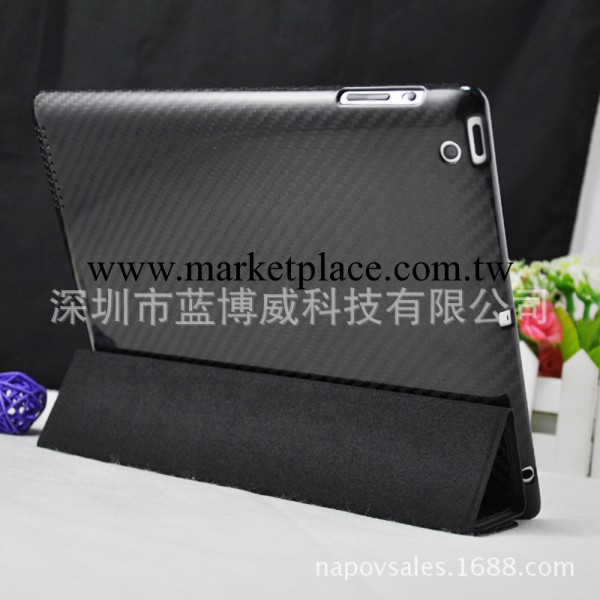 Ipad 2 3 4碳纖維手機殼 蘋果Smart Cove 自動休眠碳纖維手機殼工廠,批發,進口,代購