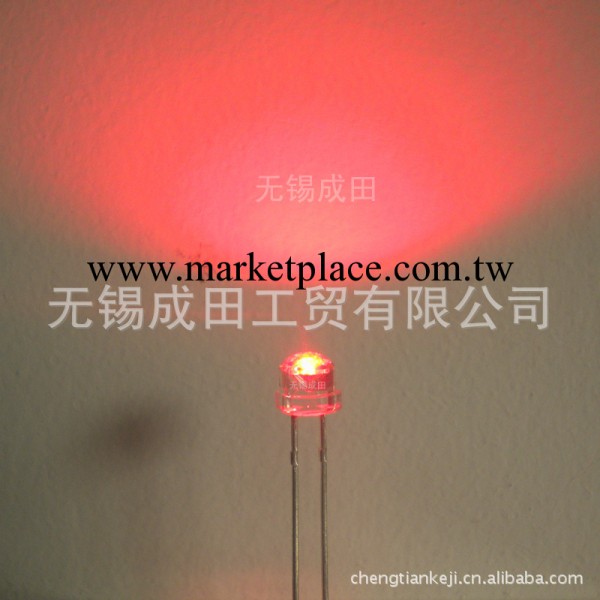 4.8mm/F5MM草帽紅光藍光綠光LED發光二極管工廠,批發,進口,代購