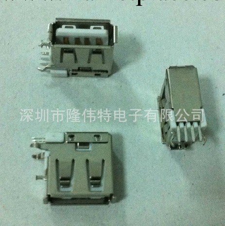 供應 USB連接器 AF-側插短體 USB母座工廠,批發,進口,代購