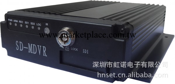 四路車載錄像機 4路SD卡MDVR H.264行車記錄機,車載攝像頭工廠,批發,進口,代購