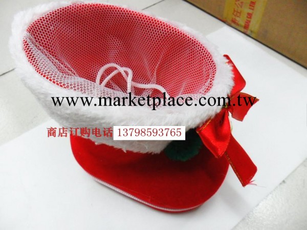聖誕靴子 聖誕節禮物禮品袋禮物袋放糖果裝飾品 聖誕夜禮品批發工廠,批發,進口,代購