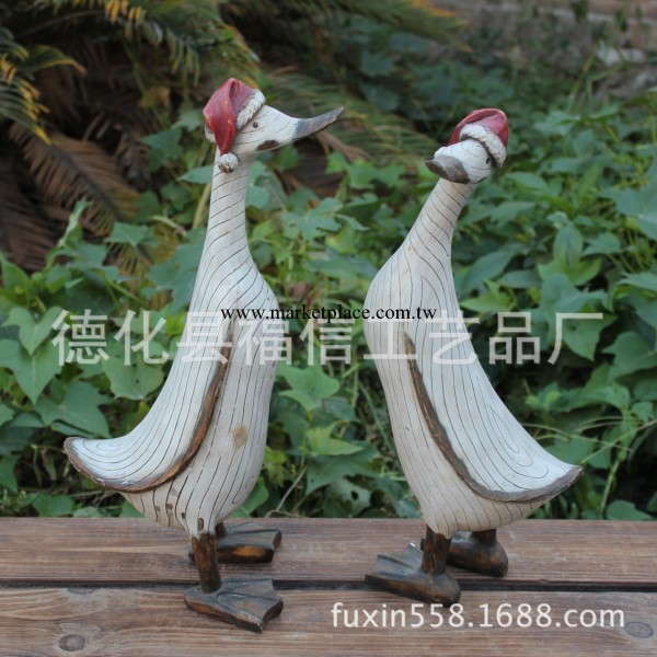 廠傢直銷批發溫順調皮11829聖誕鴨聖誕禮物禮品樹脂工藝品工廠,批發,進口,代購