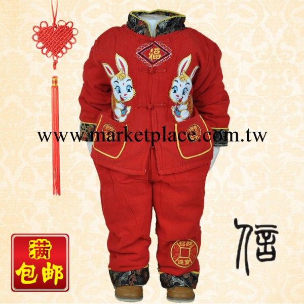 2013春秋裝新款中國風民族寶寶服 嬰幼兒唐裝批發2325 童套裝工廠,批發,進口,代購