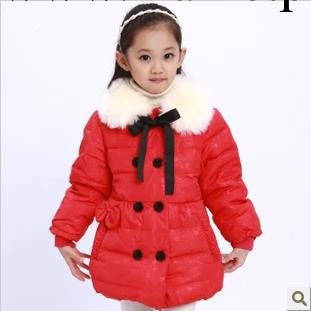 2013新款品牌兒童羽絨衣羽淇貝貝中小童女款甜美可愛羽絨衣外套工廠,批發,進口,代購