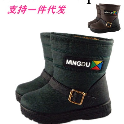 栩潞童鞋 新款兒童加厚棉鞋合成皮冬鞋批發 棉靴一件代發3033工廠,批發,進口,代購
