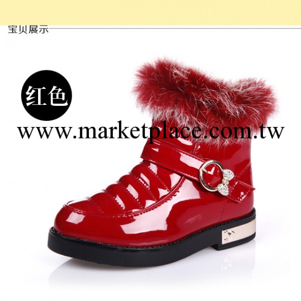 2013冬季新款加厚棉款童鞋批發女童長絨雪靴溫州童鞋批發.工廠,批發,進口,代購