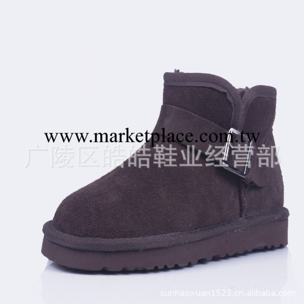 廠傢直銷 2013新款男士雪靴 真皮Ugg雪靴 牛筋底防滑女鞋子工廠,批發,進口,代購