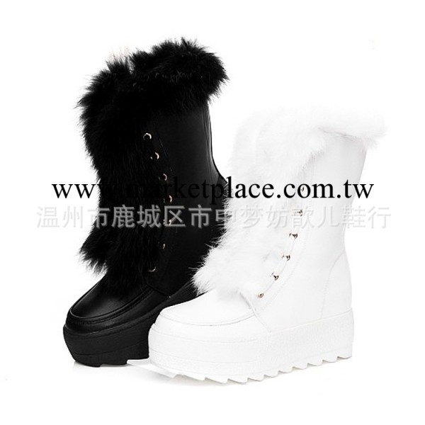 新款雪靴兔毛女鞋 廠傢雪地棉批發 真皮女式棉靴 一件代發正品工廠,批發,進口,代購