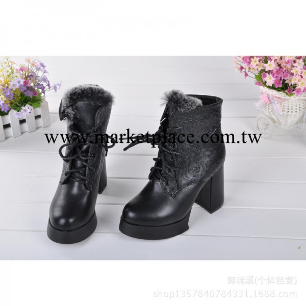 廠傢直銷  2013新款春秋季韓版時尚百搭女式高跟短靴工廠,批發,進口,代購