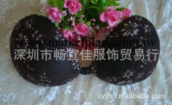 聚攏女士隱形胸罩內衣 蕾絲刺繡隱形胸罩 廣東廠傢生產內衣胸罩工廠,批發,進口,代購