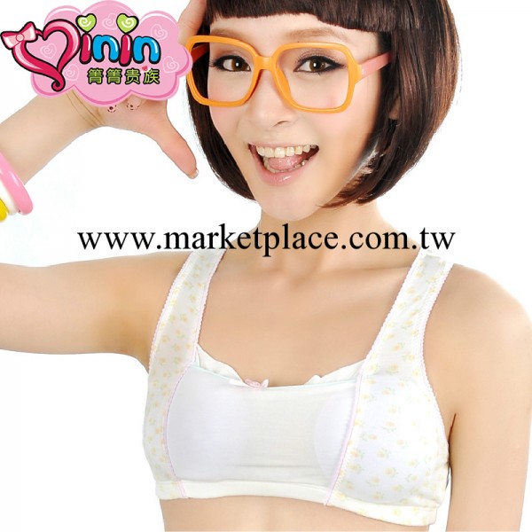 箐箐貴族少女胸罩發育期背心式無鋼圈學生內衣莫代爾女孩童小背心工廠,批發,進口,代購