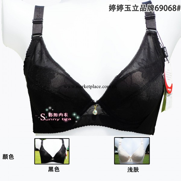 品牌正品精美蕾絲網面上薄下微厚四排扣膠原蛋白護膚調整型胸罩工廠,批發,進口,代購