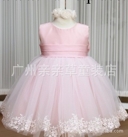廠傢直銷 高檔兒童婚紗禮服 花邊蓬蓬裙 大蝴蝶結連衣裙 禮服童工廠,批發,進口,代購