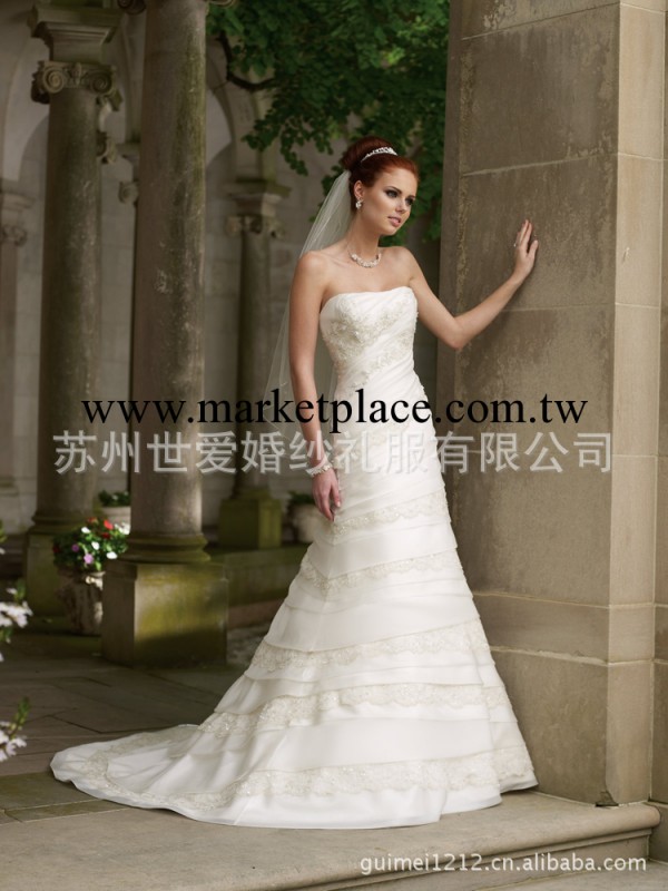 2013新款婚紗 拖尾婚紗wedding dress  高雅豪華婚紗 Y11012工廠,批發,進口,代購