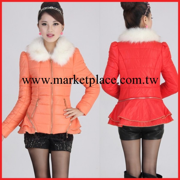 2013冬季修身韓版女裝短款羽絨棉服棉衣外套 大碼女式保暖棉襖工廠,批發,進口,代購