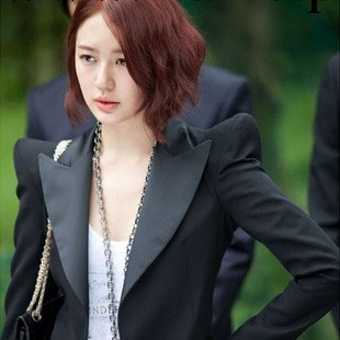 現貨批發 一件代發 歐美百搭一粒扣西服顯瘦聳肩女式小西裝7871工廠,批發,進口,代購
