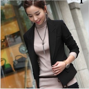 秋裝新款韓版女裝 時尚修身一粒扣女式小西裝西服 休閒外套工廠,批發,進口,代購