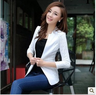廠傢直銷2013女裝秋裝新款小西裝女士韓版修身外套七分袖小西服工廠,批發,進口,代購